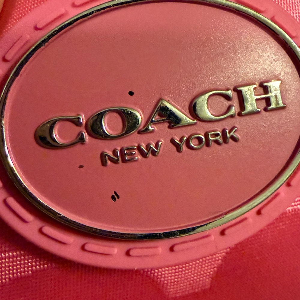 Coach Getaway Signature Nylon Packable Weekender Tote Bag - Picture 7 of 9